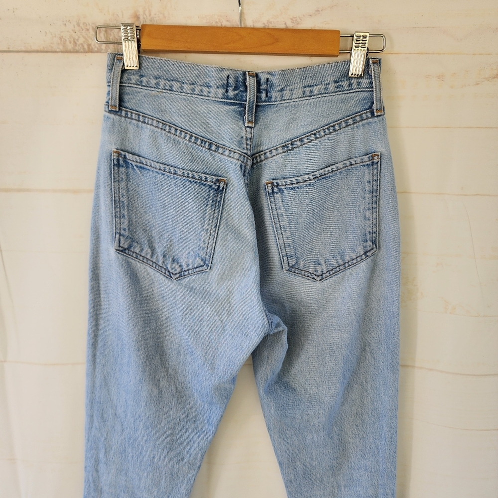 Agolde Riley High Rise Straight Crop Jeans - Picture 8 of 12